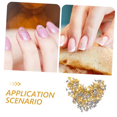 iplusmile 200 Stück Teiliges Nail Art Charms aus Langlebigem Metall Silberne und Goldene Kleine Spitze Nageldekorationen Vielseitige Maniküre Ornamente für Nail Jewels und DIY Zubehör iplusmile 200 Stück Teiliges Nail Art Charms aus Langlebigem Metall Silberne und Goldene Kleine Spitze Nageldekorationen Vielseitige Maniküre Ornamente für Nail Jewels und DIY Zubehör von iplusmile