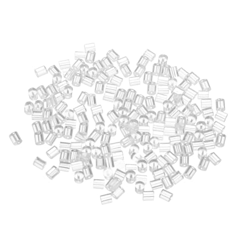 iplusmile 200 Stück Transparente Ohrringverschlüsse Für Ohrstecker, Ohrringverschlüsse, Stopper, Diy-stecker, Verriegelung, Ohrstecker-verschluss, Schmuck, Bastelzubehör von iplusmile
