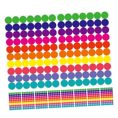 iplusmile 20Blätter DIY Runde Punktaufkleber Farbenfrohe Selbstklebende für Kreative Projekte Beschreibbar Abnehmbar Organisieren und Kodieren iplusmile 20Blätter DIY Runde Punktaufkleber Farbenfrohe Selbstklebende für Kreative Projekte Beschreibbar Abnehmbar Organisieren und Kodieren von iplusmile