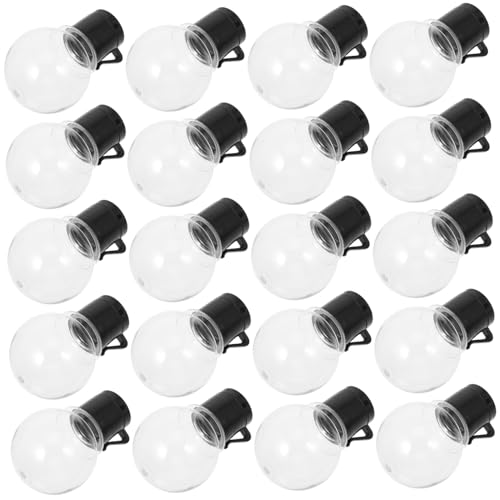 iplusmile 20Stücke Hängende Glühbirnen für Lichterketten Leere Dekoration Einfache Installation Robuste Konstruktion für Hochzeiten und Partys Transparent mit Schwarzem Hut iplusmile 20Stücke Hängende Glühbirnen für Lichterketten Leere Dekoration Einfache Installation Robuste Konstruktion für Hochzeiten und Partys Transparent mit Schwarzem Hut von iplusmile