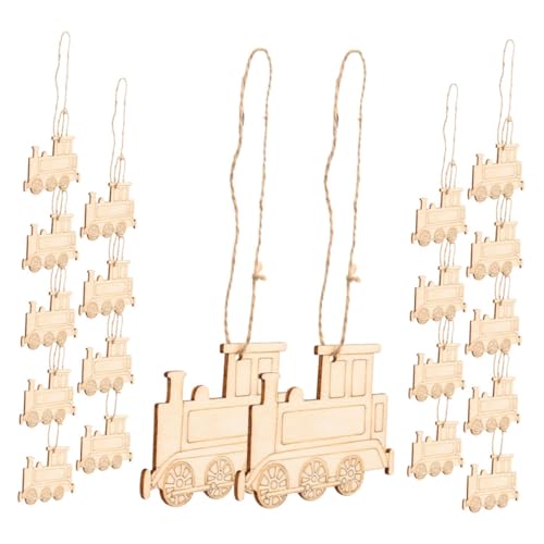 iplusmile 20Stücke Holz Zugkopfausschnitte Unfertige Holzscheiben für DIY Bastelprojekte Robustes Material Dekoration für Kinderzimmer Wohnzimmer und Büro iplusmile 20Stücke Holz Zugkopfausschnitte Unfertige Holzscheiben für DIY Bastelprojekte Robustes Material Dekoration für Kinderzimmer Wohnzimmer und Büro von iplusmile