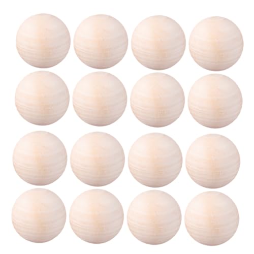 iplusmile 20Stücke Unvollendete Holzperlen für DIY Projekte Natürliche Runde Holzkugeln für Weihnachtsdekorationen Bastelmaterial für Girlanden und Schmuckherstellung iplusmile 20Stücke Unvollendete Holzperlen für DIY Projekte Natürliche Runde Holzkugeln für Weihnachtsdekorationen Bastelmaterial für Girlanden und Schmuckherstellung von iplusmile