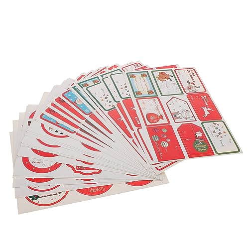 iplusmile 24 Blatt Weihnachtsaufkleber Selbstklebend Vielseitige Geschenkverpackung Etiketten Einfache Anwendung Rückstandsfrei Ablösbar Festliche Muster für Geschenkversiegelung und iplusmile 24 Blatt Weihnachtsaufkleber Selbstklebend Vielseitige Geschenkverpackung Etiketten Einfache Anwendung Rückstandsfrei Ablösbar Festliche Muster für Geschenkversiegelung und von iplusmile