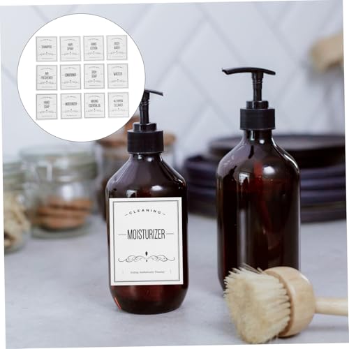 iplusmile 24 Stück Teiliges Wasserdichte Shampoo Flaschen Etiketten PVC Aufkleber Selbstklebend Einfach zu Verwenden Wiederablösbar für Bad und Reise Klare Beschriftung Langlebig und iplusmile 24 Stück Teiliges Wasserdichte Shampoo Flaschen Etiketten PVC Aufkleber Selbstklebend Einfach zu Verwenden Wiederablösbar für Bad und Reise Klare Beschriftung Langlebig und von iplusmile