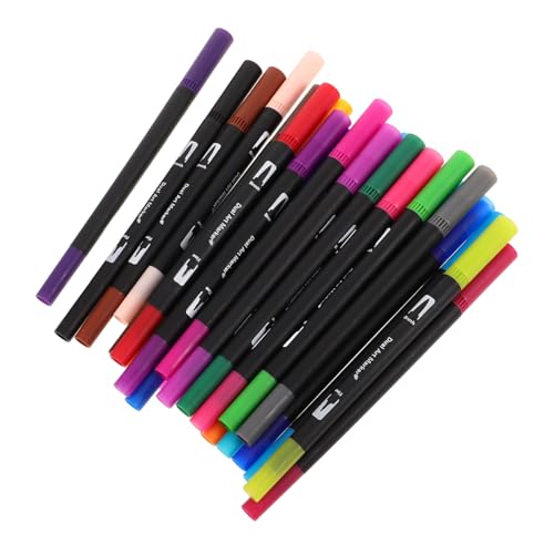 iplusmile 24Stücke Aquarellstifte Doppelspitzen Marker für Wasserlösliche Pinselstifte Farben für Zeichnen Skizzieren und Schulbedarf iplusmile 24Stücke Aquarellstifte Doppelspitzen Marker für Wasserlösliche Pinselstifte Farben für Zeichnen Skizzieren und Schulbedarf von iplusmile
