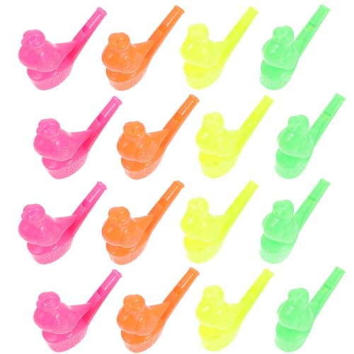 iplusmile 24Stücke Vogelpfeifen Kunststofftrillerpfeifen für Lustiges Musikinstrument für Partys und Feste Geschenkidee für Jungen von iplusmile