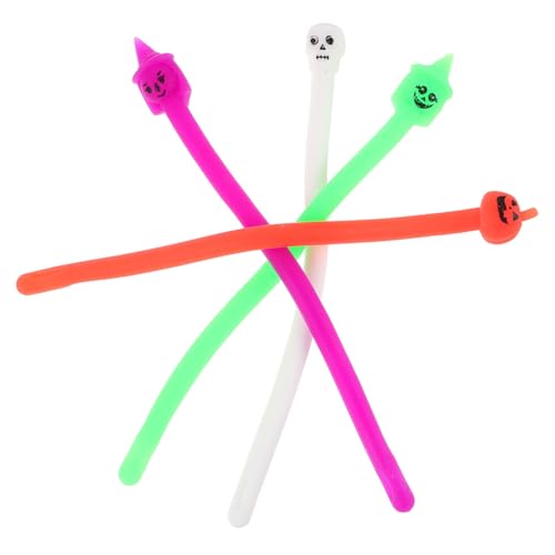 iplusmile 25Stücke Dehnbares Sensorisches Schnurspielzeug für Halloween Lustige Tpr Halloween Armbänder Kürbis für Partys und Stressabbau von iplusmile