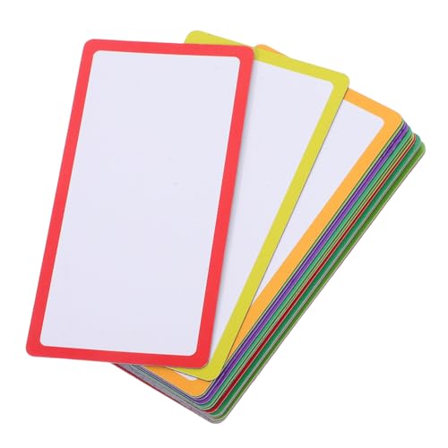 iplusmile 27Stücke Wiederverwendbare Magnetische Etiketten Abwischbare Namensschilder für Klassenzimmer Büro Kühlschrank Whiteboards Bunten Einfach Anzubringen von iplusmile