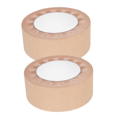 iplusmile 2Rollen Wasseraktiviertes Klebeband Verschleißfestes Klebeband für Wasserfarben Breit Fixieren von Kunstwerken Verpackung und Rahmengestaltung von iplusmile
