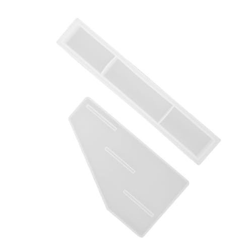 iplusmile 2Stücke DIY Silikonform für Lippenstift Lagerregal Kristall Epoxidharz Gussform für Aufbewahrung und Designs Leicht und Langlebig von iplusmile