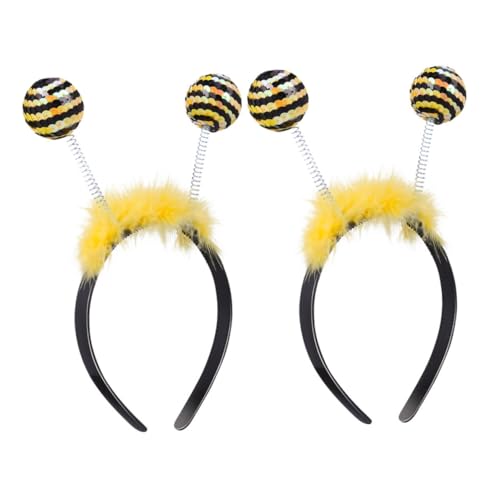 iplusmile 2pcs Bumblebee Stirnband Mit Frühlingsbällen Biene Antenna Stirnband Haare Für Urlaubsfeiern Thema Und Festivals Kostümzubehör iplusmile 2pcs Bumblebee Stirnband Mit Frühlingsbällen Biene Antenna Stirnband Haare Für Urlaubsfeiern Thema Und Festivals Kostümzubehör von iplusmile