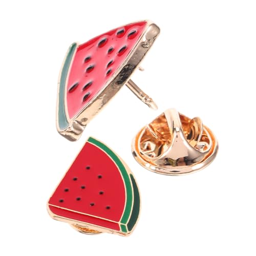 iplusmile 2pcs Creative Broschen Pin Watermelonlegierung Broschen Für Frauen, Die Für Schalsschals Und Jacken Dekorative Sommer -revers -stifte Geeignet Sind von iplusmile