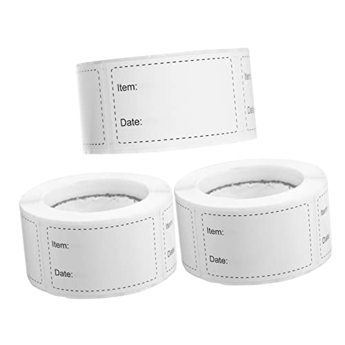 iplusmile 3 Rollen Selbstklebende Gefriergut Etiketten Abziehbare Lebensmittelbehälter Aufkleber Stark Haftende Vorratsdosen Labels Weiß Leicht zu Verwenden Hygienische Gefrierschrank iplusmile 3 Rollen Selbstklebende Gefriergut Etiketten Abziehbare Lebensmittelbehälter Aufkleber Stark Haftende Vorratsdosen Labels Weiß Leicht zu Verwenden Hygienische Gefrierschrank von iplusmile