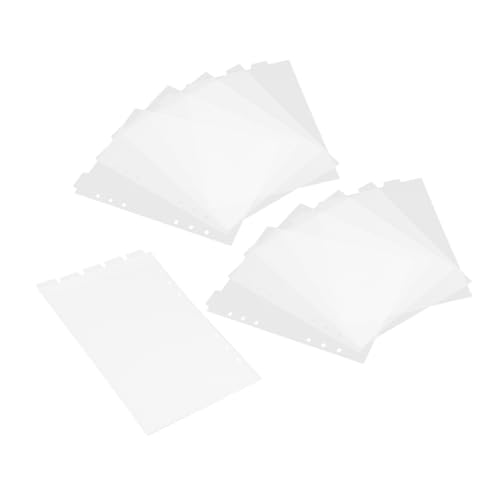 iplusmile 3 Sätze Notebook Trennblätter Transparent Organizer Registerkarten für Ringbücher und Loseblattsammler Büro Zuhause iplusmile 3 Sätze Notebook Trennblätter Transparent Organizer Registerkarten für Ringbücher und Loseblattsammler Büro Zuhause von iplusmile