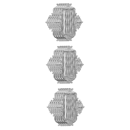 iplusmile 3 Sätze Retro -etikettenkartenrahmen Vintage Etikettenrahmen Schranketikettenrahmen Etikettenrahmenhalter Vintage-tag-etikettenrahmen Zinklegierung Silber 5 Stücke * 3 von iplusmile