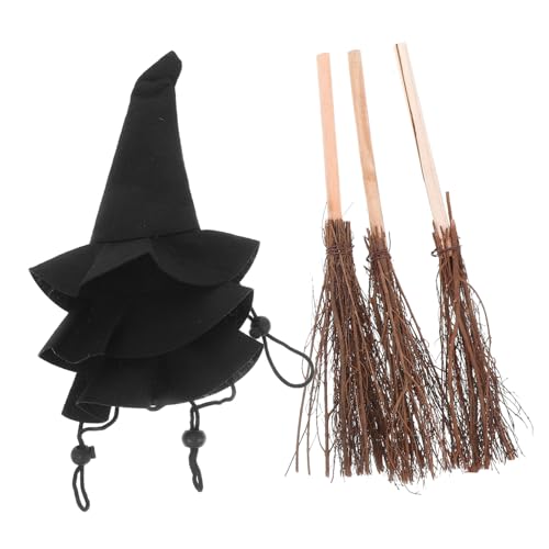 iplusmile 3 Satz Hexenhut Und Besen Halloween -dekorationen Minibesen Zum Basteln Handwerksbedarf Zauberer Dekoration Geburtstagsdekorationen Besenstiel Halloween Zaubererhut Und Bart Stoff iplusmile 3 Satz Hexenhut Und Besen Halloween -dekorationen Minibesen Zum Basteln Handwerksbedarf Zauberer Dekoration Geburtstagsdekorationen Besenstiel Halloween Zaubererhut Und Bart Stoff von iplusmile