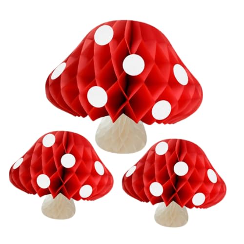 iplusmile 3 Stück Ornament Hanging Decoration Pilz-Pinata aufblasbarer Pilz Pilzdekorationen für Partys Halloween Lantern Pilzbrautduschendekorationen Pilzwaben - Pilzkerzen Papier rot iplusmile 3 Stück Ornament Hanging Decoration Pilz-Pinata aufblasbarer Pilz Pilzdekorationen für Partys Halloween Lantern Pilzbrautduschendekorationen Pilzwaben - Pilzkerzen Papier rot von iplusmile
