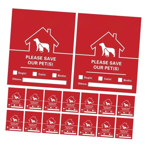iplusmile 30 Blatt Notfall Aufkleber Haustierwarnung Selbstklebende Rettungsaufkleber für Fenster und Türen Langlebige Hinweisschilder für Schnelle Identifikation und bei Notfällen iplusmile 30 Blatt Notfall Aufkleber Haustierwarnung Selbstklebende Rettungsaufkleber für Fenster und Türen Langlebige Hinweisschilder für Schnelle Identifikation und bei Notfällen von iplusmile