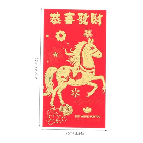 iplusmile 30 Stück Chinesische Rote Umschläge Pferde Geprägt Kreative Erweiterbare Geldumschläge für Chinesisches Neujahrsfest und Frühlingsfest Traditionelle Hong Bao für und Büropartys iplusmile 30 Stück Chinesische Rote Umschläge Pferde Geprägt Kreative Erweiterbare Geldumschläge für Chinesisches Neujahrsfest und Frühlingsfest Traditionelle Hong Bao für und Büropartys von iplusmile
