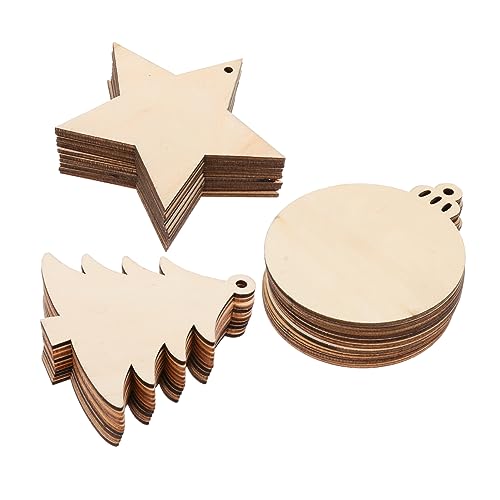 iplusmile 30 Stück Teiliges Holzanhänger Weihnachtsbaum Deko Rundkopf Bäume Sterne Weihnachtskugeln DIY Basteln Glatte Oberfläche für Geschenkanhänger Scrapbooking und Partydekoration iplusmile 30 Stück Teiliges Holzanhänger Weihnachtsbaum Deko Rundkopf Bäume Sterne Weihnachtskugeln DIY Basteln Glatte Oberfläche für Geschenkanhänger Scrapbooking und Partydekoration von iplusmile