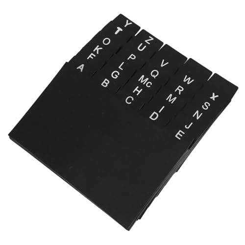 iplusmile 30 Stück Teiliges Schwarze PP Index Karteikarten Teiler Platzsparendes Design Vielseitig für Arbeitsdokumente Rezeptorganisation und Bürobedarf Langlebig und Leicht für Zuhause iplusmile 30 Stück Teiliges Schwarze PP Index Karteikarten Teiler Platzsparendes Design Vielseitig für Arbeitsdokumente Rezeptorganisation und Bürobedarf Langlebig und Leicht für Zuhause von iplusmile