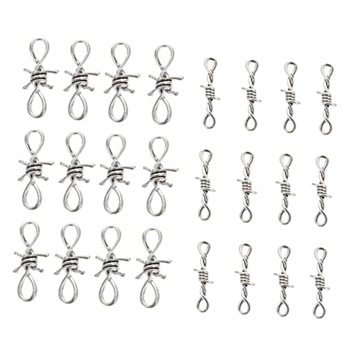 iplusmile 30Stücke DIY Schmuckzubehör Charms Anhänger für Armband Halskette Handkette und Taillenkette Langlebigem Zinklegierungsmaterial für DIY von iplusmile