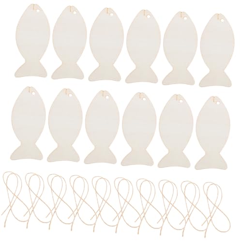 iplusmile 32 Stück Teiliges Holzfische Deko Unvollendete Holzscheiben mit Löchern DIY Handwerks Holzanhänger Glatte Oberfläche zum Bemalen Basteln und Geschenketiketten für Party und iplusmile 32 Stück Teiliges Holzfische Deko Unvollendete Holzscheiben mit Löchern DIY Handwerks Holzanhänger Glatte Oberfläche zum Bemalen Basteln und Geschenketiketten für Party und von iplusmile