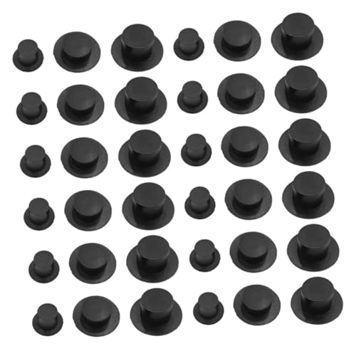 iplusmile 36 Stück Teiliges Mini Top Hats aus Kunststoff Vielseitige Kleine Zylinderhüte für DIY Bastelbedarf Schneemann Dekoration und Festival Zubehör für Weihnachts und Partydekorationen iplusmile 36 Stück Teiliges Mini Top Hats aus Kunststoff Vielseitige Kleine Zylinderhüte für DIY Bastelbedarf Schneemann Dekoration und Festival Zubehör für Weihnachts und Partydekorationen von iplusmile