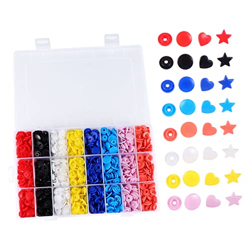 iplusmile 360Sätze Teile Druckknopf für DIY Kleidung Farben Kinderfreundlich für Bastelarbeiten Taschen und Mehr Erforderlich von iplusmile