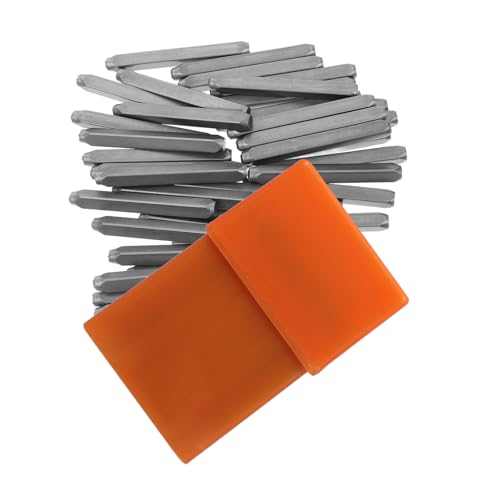 iplusmile 37 Stück Nummernbuchstaben Set Set Brieflocher Metallstanzmaschine Zahlenstempel aus Metall Metallbuchstaben Stempelset für Golfschläger Stempelstempel Kohlenstoffstahl Schwarz von iplusmile