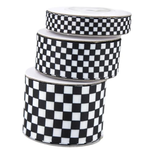 iplusmile 3Rollen Kariertes Geschenkband DIY Bastelband aus Polyester für Geschenkverpackungen Blumensträuße und Kreative Projekte iplusmile 3Rollen Kariertes Geschenkband DIY Bastelband aus Polyester für Geschenkverpackungen Blumensträuße und Kreative Projekte von iplusmile
