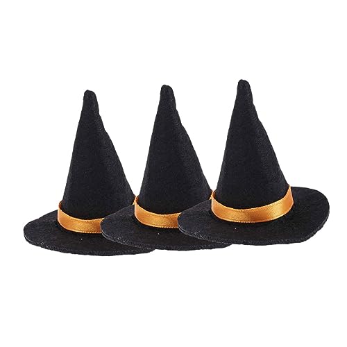 iplusmile 3Stücke Mini Hexenhüte für Halloween Dekorative Weinflaschenhüte für Partys Tischdekoration und Festlichkeiten aus Strapazierfähigem Filzmaterial für Unvergessliche iplusmile 3Stücke Mini Hexenhüte für Halloween Dekorative Weinflaschenhüte für Partys Tischdekoration und Festlichkeiten aus Strapazierfähigem Filzmaterial für Unvergessliche von iplusmile