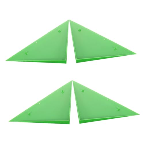 iplusmile 4 Stück Kicker Zubehör Kicker Versorgung dreieckige Tischecke Eckschutz Eckabdeckung für Kickertische Kickertischkantenkissen Kickertisch-Eckenschutz Plastik Green von iplusmile