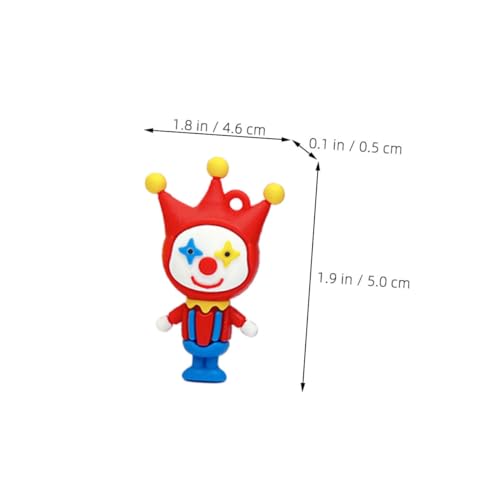 iplusmile 4 Stück Süße Kleine Kunststoff Clown Anhänger Schlüsselanhänger DIY Taschen und Rucksackdekor Langlebig Leicht Tragbar zum Geburtstag iplusmile 4 Stück Süße Kleine Kunststoff Clown Anhänger Schlüsselanhänger DIY Taschen und Rucksackdekor Langlebig Leicht Tragbar zum Geburtstag von iplusmile