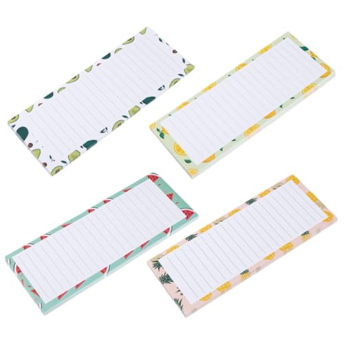 iplusmile 4 Stück Teiliges Magnetisches Notizblock für Kühlschrank mit Obstmotiven Abreißbare Einkaufsliste Haftet Sicher Metalloberflächen Modernes Design für Zuhause und Büro iplusmile 4 Stück Teiliges Magnetisches Notizblock für Kühlschrank mit Obstmotiven Abreißbare Einkaufsliste Haftet Sicher Metalloberflächen Modernes Design für Zuhause und Büro von iplusmile