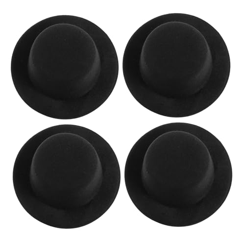 iplusmile 4 Stück Teiliges Mini Puppenhüte Schwarz Flache Spitze Kreative DIY Bastelornamente Für Puppen Schneemann Weihnachtsdeko Niedliche Handwerksmaterialien iplusmile 4 Stück Teiliges Mini Puppenhüte Schwarz Flache Spitze Kreative DIY Bastelornamente Für Puppen Schneemann Weihnachtsdeko Niedliche Handwerksmaterialien von iplusmile