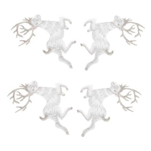 iplusmile 4 Stück Teiliges Weihnachtsstickerei mit Selbstklebenden Applikationen Umweltfreundliche Rayon Patches für Kleidung und DIY Weihnachtsdeko Festliche Motive für Erwachsene iplusmile 4 Stück Teiliges Weihnachtsstickerei mit Selbstklebenden Applikationen Umweltfreundliche Rayon Patches für Kleidung und DIY Weihnachtsdeko Festliche Motive für Erwachsene von iplusmile