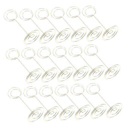 iplusmile 45pcs Metall Wire Place Card Halter Desktop Fotohalter Bildname Menü Clips Memo -karten Stehen Für Hochzeitsempfang Jubiläum von iplusmile