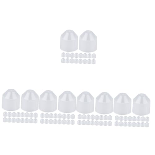 iplusmile 5 Sätze Lampenhalter Lampenbecher Schutzabdeckungen Für Glühbirnen Diy Lichthalter Tassen Lampenhalterabdeckung Lichthalterbecher Wand-decken-lichtbecher Plastik 100 Stück * 5 von iplusmile