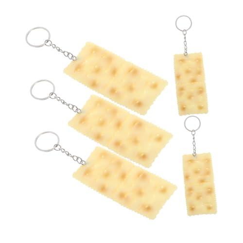 iplusmile 5 Stück Anhänger Tasche Schlüsselhalter Gefälschte Dessertverzierung Gefälschtes Dessertmodell Handtaschendekoration Simulierter Lebensmittelschlüsselbund Pvc von iplusmile