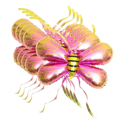 iplusmile 5 Stück Bienenflügelballon Hi für Bienenballons Party Farbe Ballon aus Aluminium Ballondekorationen zum Geburtstag Flügel Ballons Aluminiumfolie Rosa iplusmile 5 Stück Bienenflügelballon Hi für Bienenballons Party Farbe Ballon aus Aluminium Ballondekorationen zum Geburtstag Flügel Ballons Aluminiumfolie Rosa von iplusmile