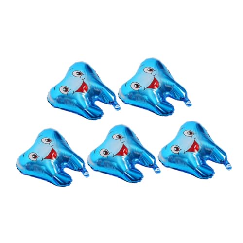 iplusmile 5 Stück Luftballons zur Babytaufe Ballondekoration Zahnförmiger Ballon Partyballons Dekorationen Geburtstagsdekoration Zahnballons Zahnfolienballons Aluminiumfolie Sky-blue iplusmile 5 Stück Luftballons zur Babytaufe Ballondekoration Zahnförmiger Ballon Partyballons Dekorationen Geburtstagsdekoration Zahnballons Zahnfolienballons Aluminiumfolie Sky-blue von iplusmile