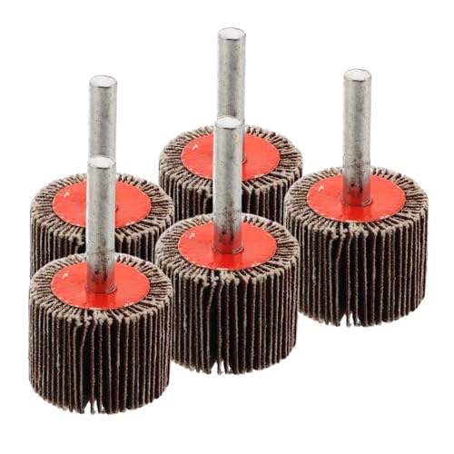 iplusmile 5 Stück Polierrad Schleifen Schleifscheiben Für Elektroschleifer Verschiedene Fächerräder Schleiftrommelbohrer Schleiftrommelpolierer Rad Polierer Metallpolierrad Schmirgelleinen von iplusmile