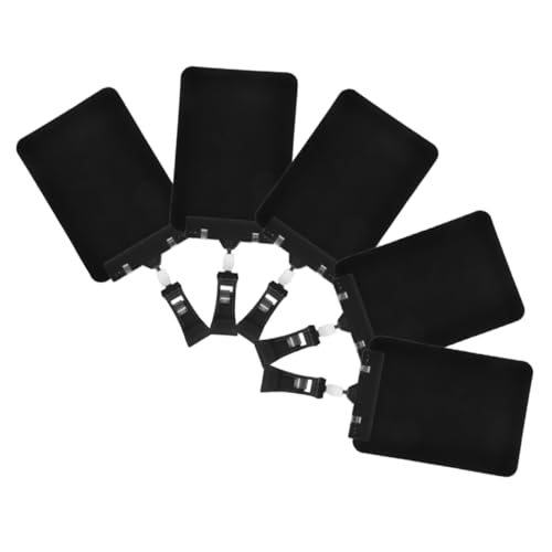 iplusmile 5 Stück Preisschild Für Obst Kleine Schilder Zur Lebensmittelpräsentation Mini-tafelschild Aus Kunststoff Mit Clip Clips Anzeigen Einzelhandelsdisplay Plastik Black von iplusmile