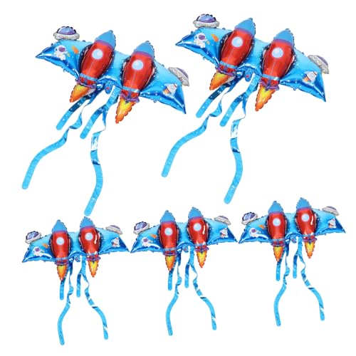 iplusmile 5 Stück Teiliges Aluminium Folien Luftballon in Raketenflügel Form Leichte Partydeko für Kindergeburtstag Cosplay Fotorequisiten Kreative Raketen Flügel Ballon Deko in Blau iplusmile 5 Stück Teiliges Aluminium Folien Luftballon in Raketenflügel Form Leichte Partydeko für Kindergeburtstag Cosplay Fotorequisiten Kreative Raketen Flügel Ballon Deko in Blau von iplusmile