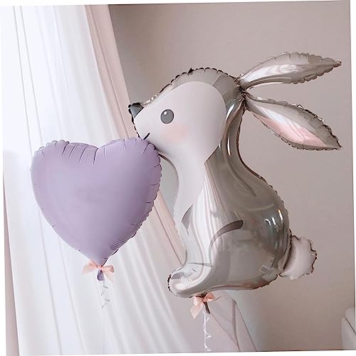 iplusmile 5 Stück Teiliges Folienballons Kaninchenform Niedliche Graue Dschungel Hasen Bunte Partyballons für Kindergeburtstag Osterdeko Vielseitig für Innen und Außenbereich Geeignet iplusmile 5 Stück Teiliges Folienballons Kaninchenform Niedliche Graue Dschungel Hasen Bunte Partyballons für Kindergeburtstag Osterdeko Vielseitig für Innen und Außenbereich Geeignet von iplusmile