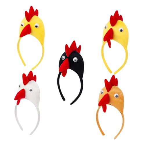 iplusmile 5 Stück Teiliges Hühner Stirnband Buntes Tier Haarreif für Karneval Masquerade Partyzubehör für Damen und Mädchen Wiederverwendbare Bequeme Kostümhaarreifen iplusmile 5 Stück Teiliges Hühner Stirnband Buntes Tier Haarreif für Karneval Masquerade Partyzubehör für Damen und Mädchen Wiederverwendbare Bequeme Kostümhaarreifen von iplusmile