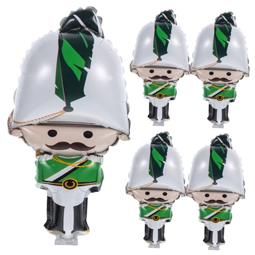 iplusmile 5 Stück Weihnachts Folienballons Nutcracker Design Langlebige Aufblasbare Deko Luftballons für Party Tisch und Wanddekoration als Foto Requisiten und Festliche Raumgestaltung iplusmile 5 Stück Weihnachts Folienballons Nutcracker Design Langlebige Aufblasbare Deko Luftballons für Party Tisch und Wanddekoration als Foto Requisiten und Festliche Raumgestaltung von iplusmile