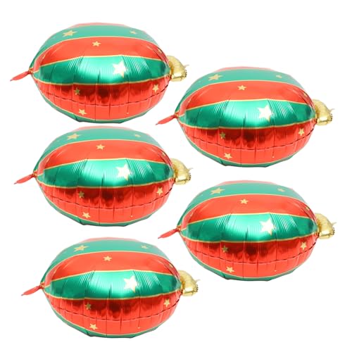 iplusmile 5 Stück Weihnachtsfolienballons aus Aluminiumfolie Langlebige Reißfeste Weihnachtsdeko in Leuchtenden Farben als Wand und Tischdekoration für Zuhause Garten und Büro iplusmile 5 Stück Weihnachtsfolienballons aus Aluminiumfolie Langlebige Reißfeste Weihnachtsdeko in Leuchtenden Farben als Wand und Tischdekoration für Zuhause Garten und Büro von iplusmile