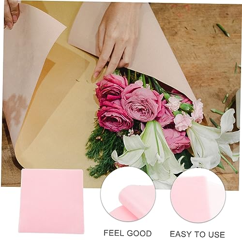 iplusmile 50 Blatt Farbiges Ultra Dünnes Bouquet Verpackungspapier Wasserfestes Handgerolltes Geschenkpapier Pastellfarbenes Seidenpapier für Blumenarrangements und Geschenkverpackungen von iplusmile